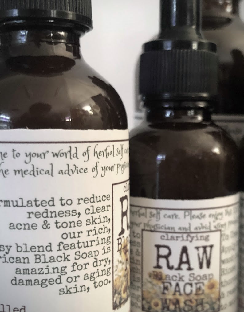 Raw Clarifying Face Wash with African Black Soap