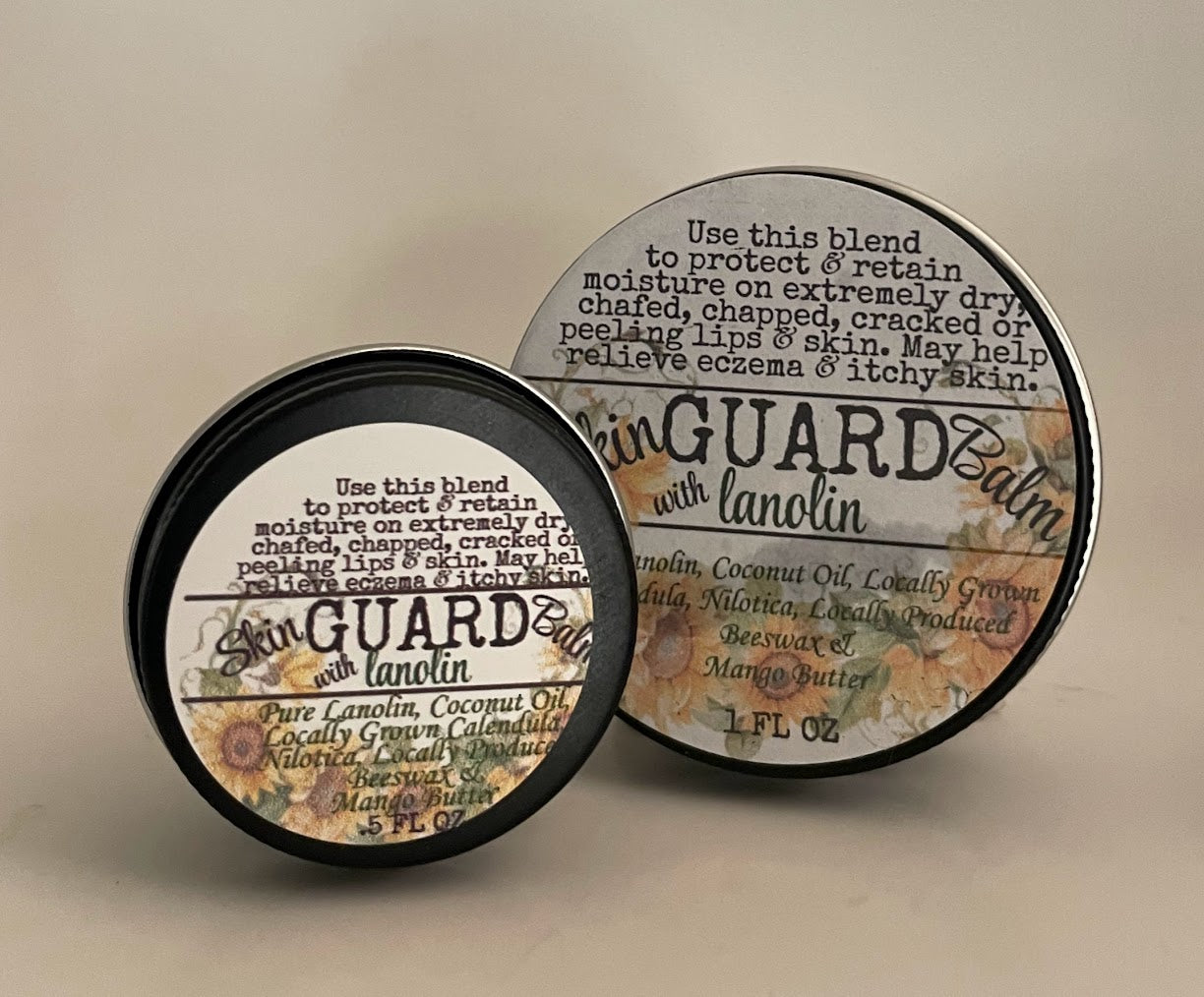 Skin Guard Balm with Lanolin ~ Excellent Protection for Skin & Lips